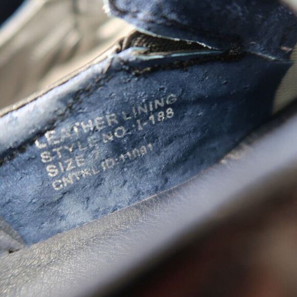 Bonafini Shoes Kids 7 Dress Loafers Slip On Leather Black Classic Toddler Boys - Picture 5 of 14